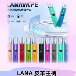 Lana皮革充電式主機 Lanavape電子煙霧化煙桿 液晶螢幕顯示電量