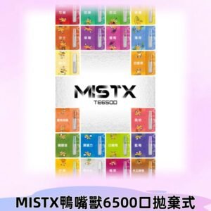 MIST X 鴨嘴獸6500口拋棄式電子煙#台灣現貨#